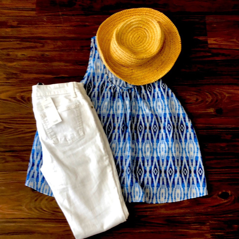 Eileen Fisher White Denim